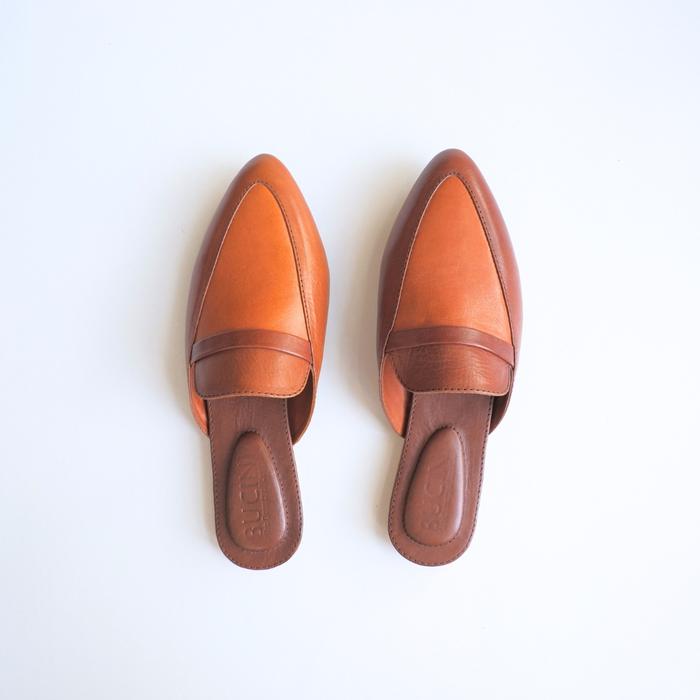 Sandal Slop Wanita Kulit Asli | BUCINI KS 211 E Sandal Leather