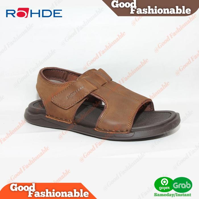 ROHDE Sandal Pria Bahan Kulit Original 100%