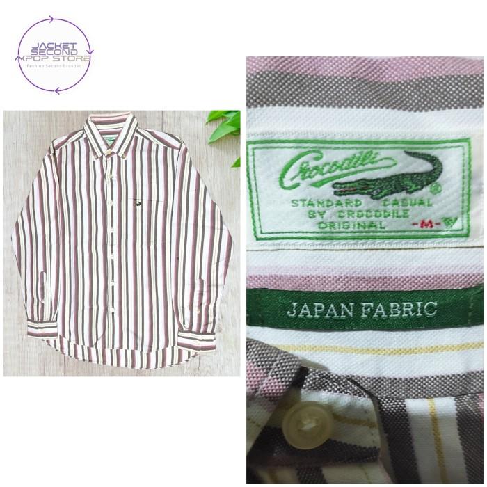 Kemeja Luxury Oxford Casual Second Branded Crocodile M a1