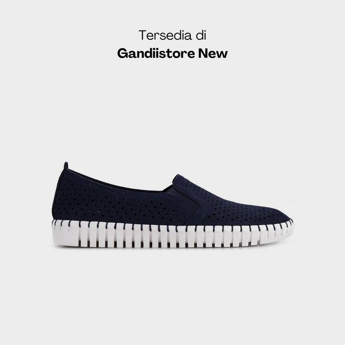 Sepatu Slip On Wanita Skechers Sepulveda BLVD A La Mode 23967/NVY Navy