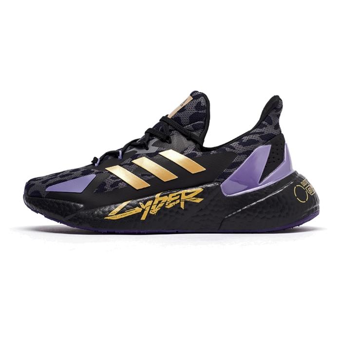 Adidas X9000L4 Cyberpunk Black Purple Gold Original