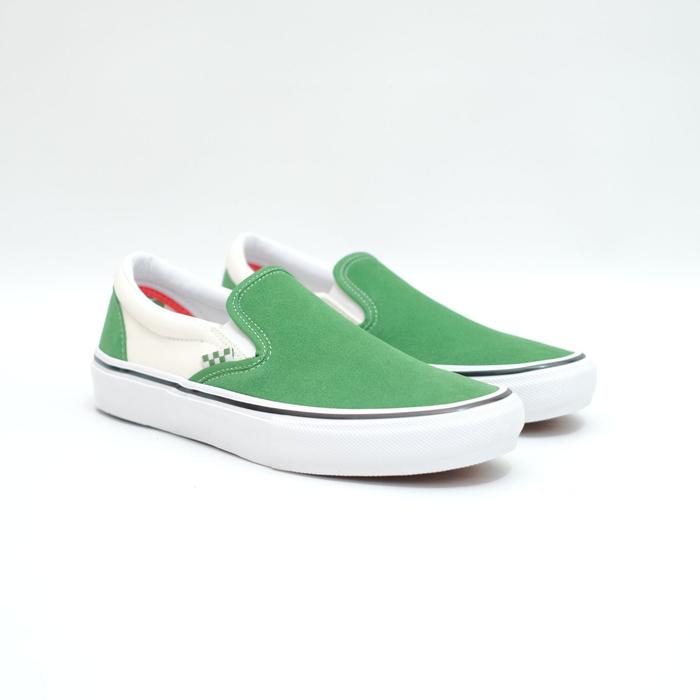 Vans Slip On Pro Skate Juniper White Original Resmi
