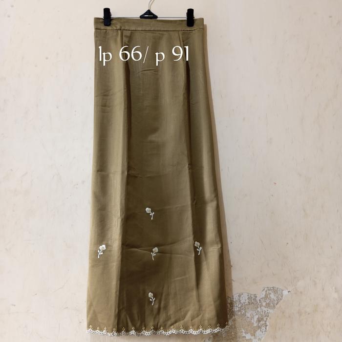 Rok Coklat Keki Seragam PNS
