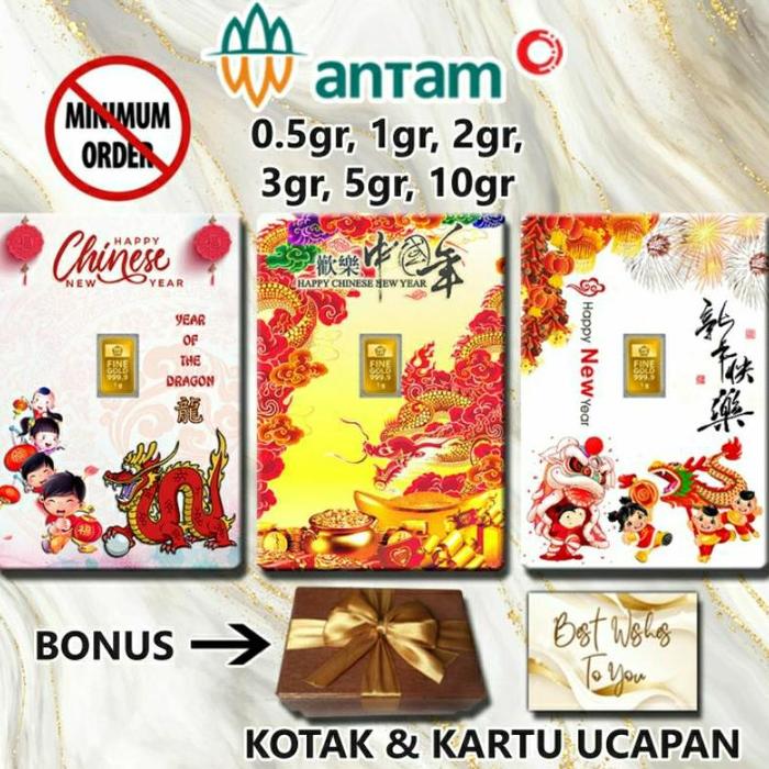 LM Emas Antam Hampers Happy Chinese New Year Imlek Gift Series Custom