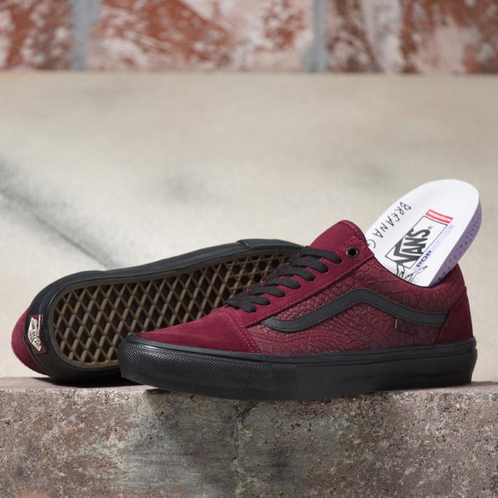 Vans Skate OldSkool Breana Geering Port Black Original Resmi