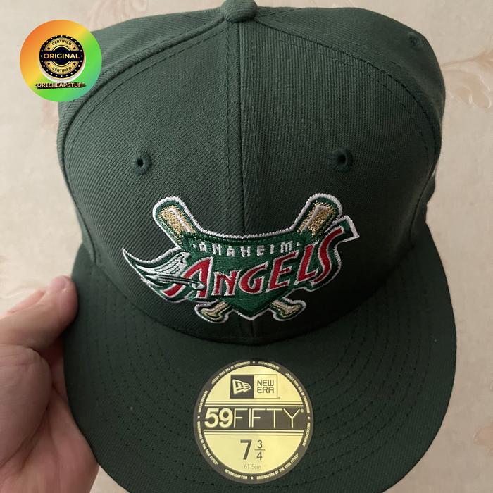 Topi New Era Cap 59fifty 5950 Anaheim Angels Tinsel 40years Original