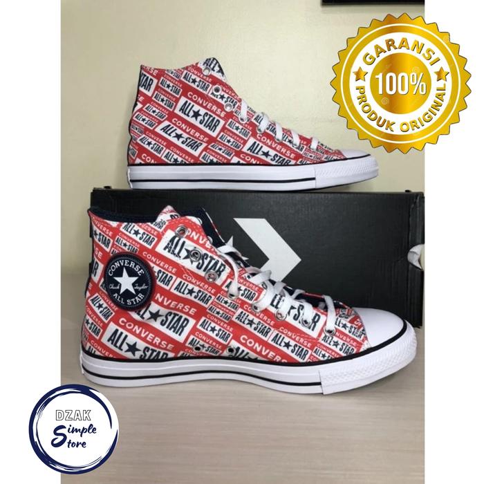Converse Chuck Taylor All Star Logo Graphic High Top White Multi BNIB