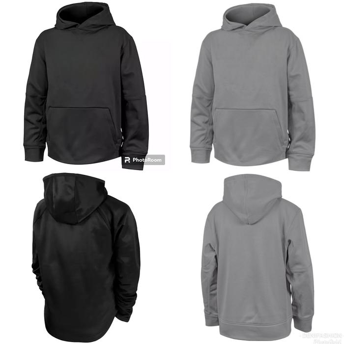 Sweater Anak Laki Laki 9-15 Tahun Polos Hitam Abu Abu Original Nike Hoodie