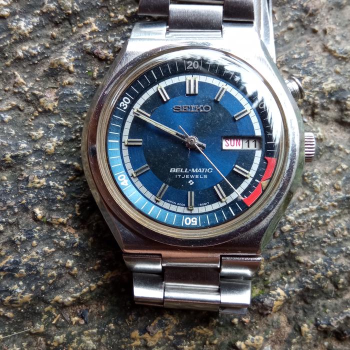 seiko bellmatic blue dial