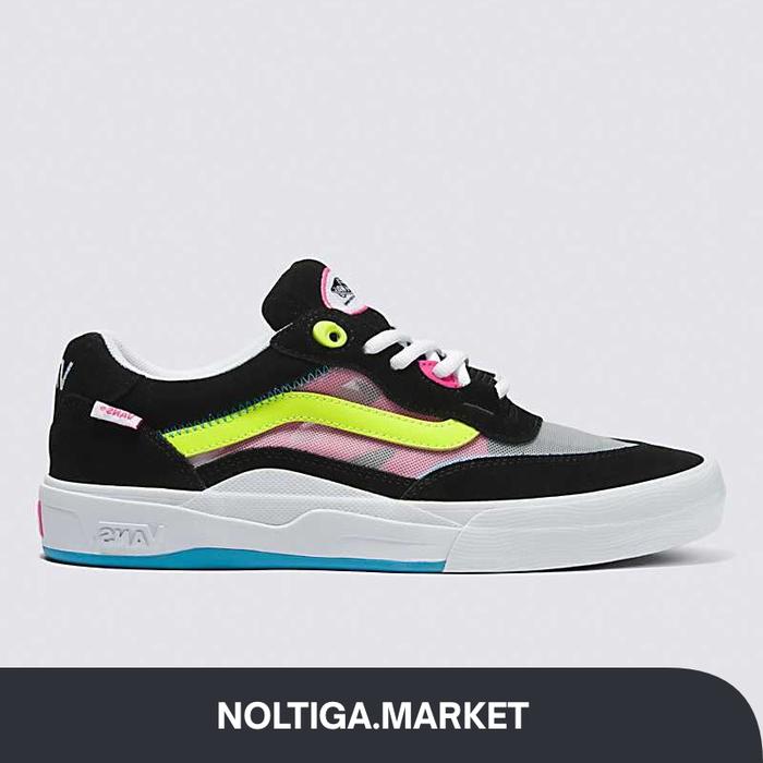 Vans Wayvee Neon Rave Black White Multi Original Resmi