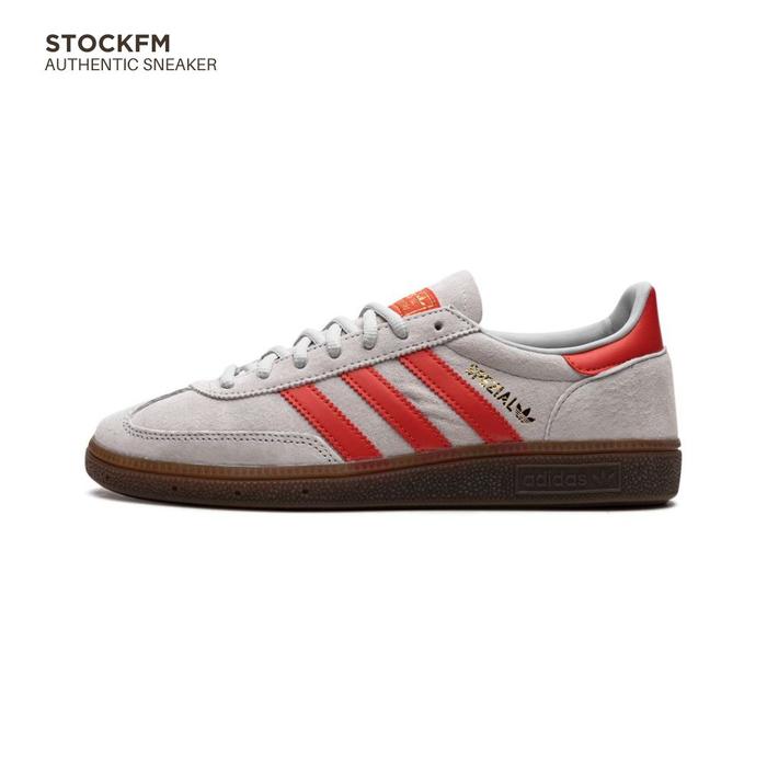Adidas Hanball Spezial Grey Two Hi Res Red Gold Metallic Original