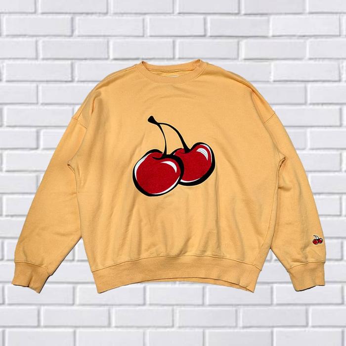 CREWNECK KIRSH CERRY, SIZE L-XL (SECOND BRANDED) CN0041