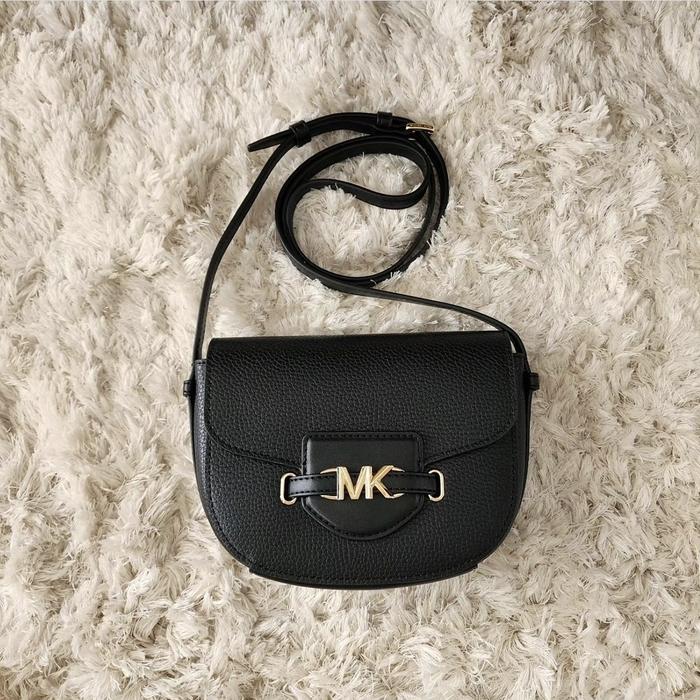 tas wanita mk reed small saddle crossbody ej