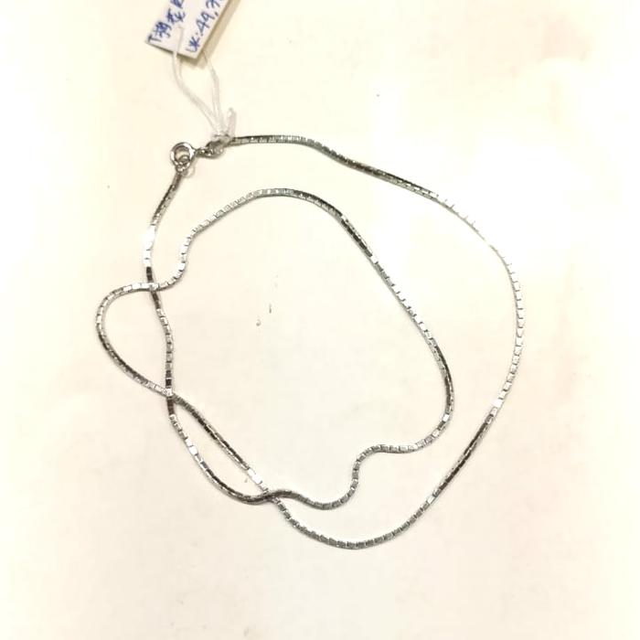 Kalung Italy Kaca 6 Gr Uk 44.7 cm Emas Putih 750