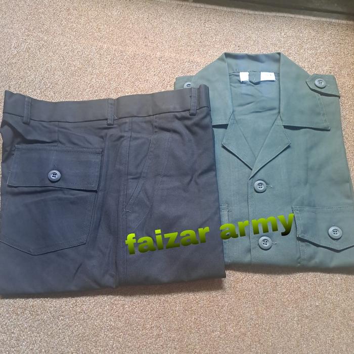 BAJU PDH TNI AD SETELAN JATAH KOPASSUS.PAKAIAN PDH JATAH KOPASSUS