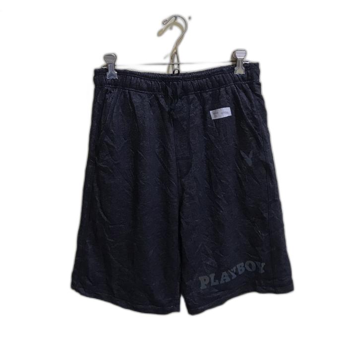 Celana Playboy abu hitam original second