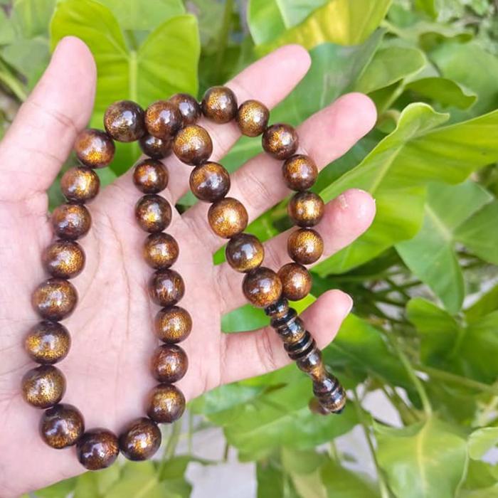 TASBIH TALI ARUS 33 BUTIR/TASBIH GELANG TALI ARUS 9MM/TALI ARUS ASLI