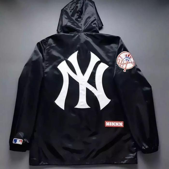 Vintage Majestic MLB New York Yankees Coach Hoodie Jacket