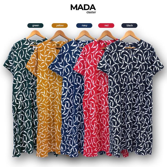 Daster Rayon Batik / Homedress Zipper / Baju Tidur Mada by Piramida