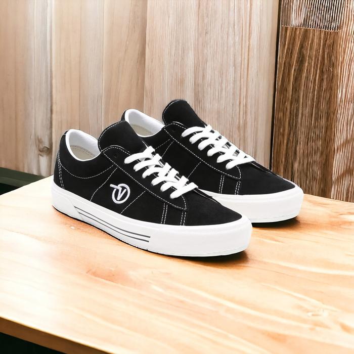 Sepatu Vans SID Dx Anaheim Factory Black White Original 100%