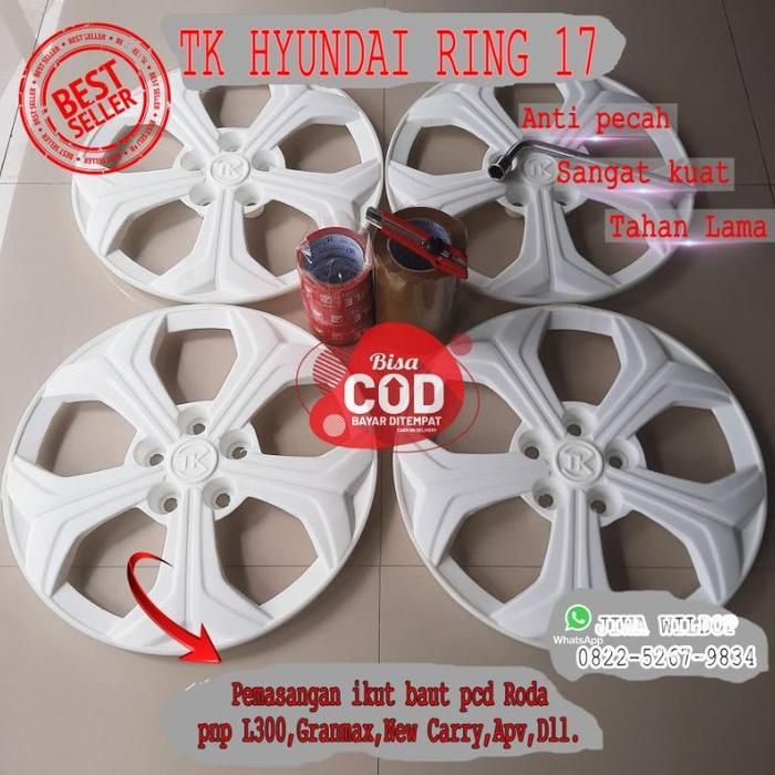 WHEELDOP TK R17 HYUNDAI HARGA 4BIJI WILDOP RING 17 ORI