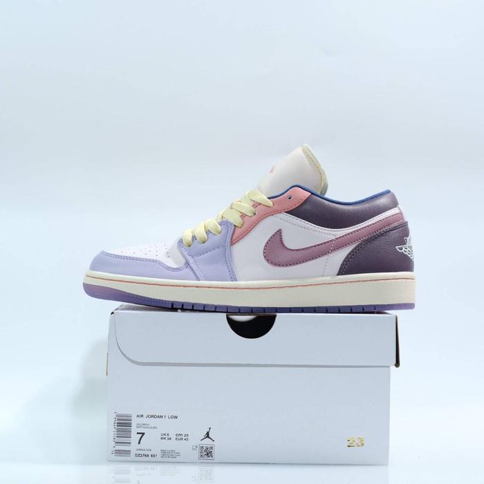 Sepatu Basket / AJ 1 Low / Purple Pastel / Women / Original