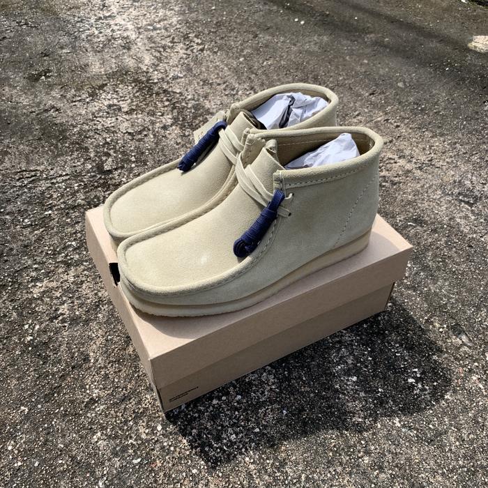 CLARKS ORIGINAL WALLABE BOOTS MAPLE