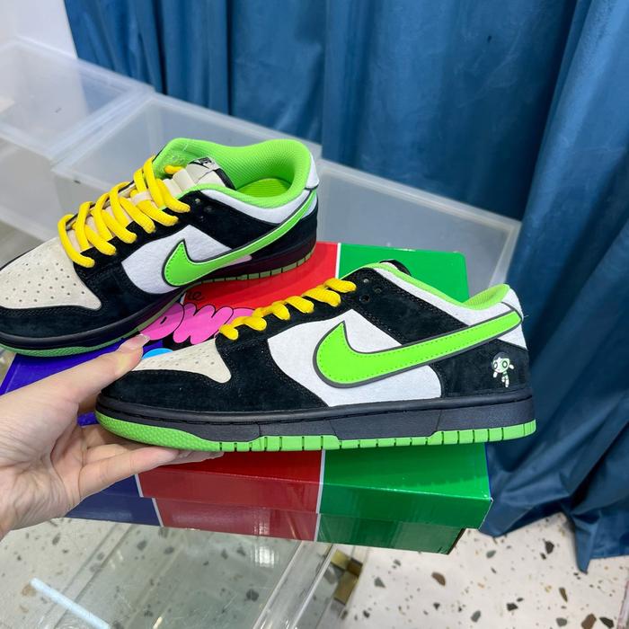Powerpuff Girls x Sb Dunk Low Green