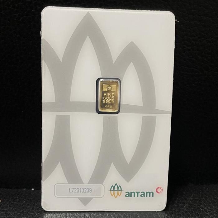 Emas Antam 0.5 gram 0.5gram Logam Mulia