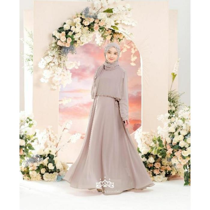 Ready - Exclusive Ori Kazami Hawa Dress Kazami Store - Dress Gamis