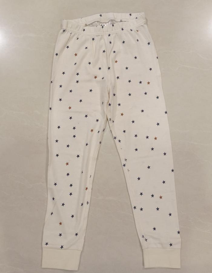 CELANA PANJANG JOGGER ANAK POPMYWEAR HM PIJAMAS LONG PANT WHITE STAR 4