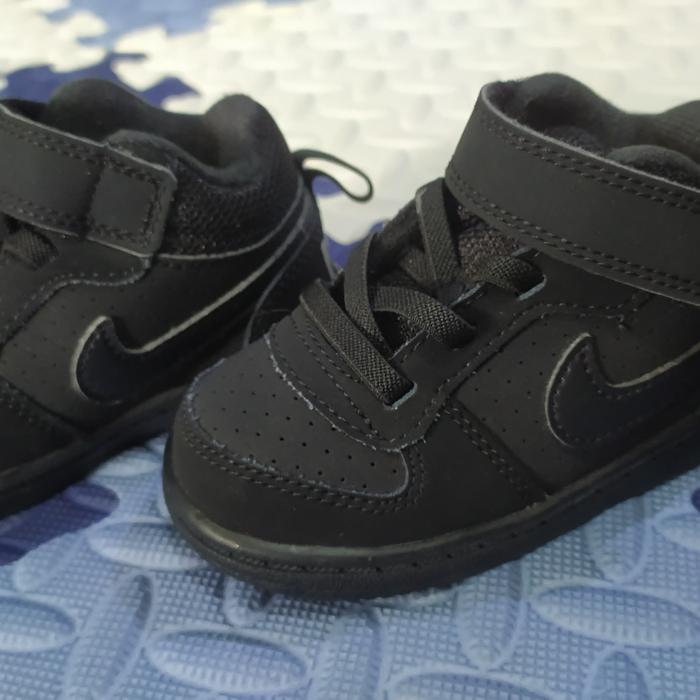 Nike Sepatu Anak Bayi Original Asli Black Hitam Baby Kids Shoes Preloved
