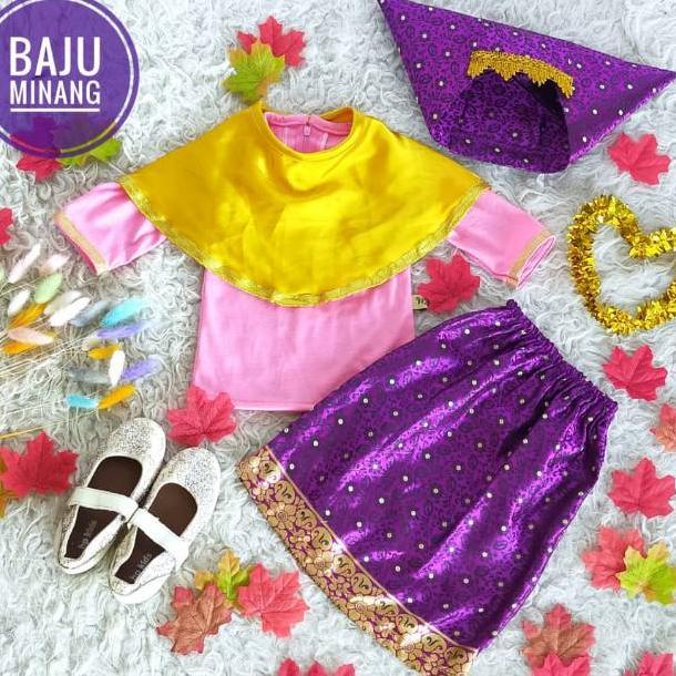[Lkk] Baju Adat Minang Kostum Bayi Newborn Photography Baju Adat Anak