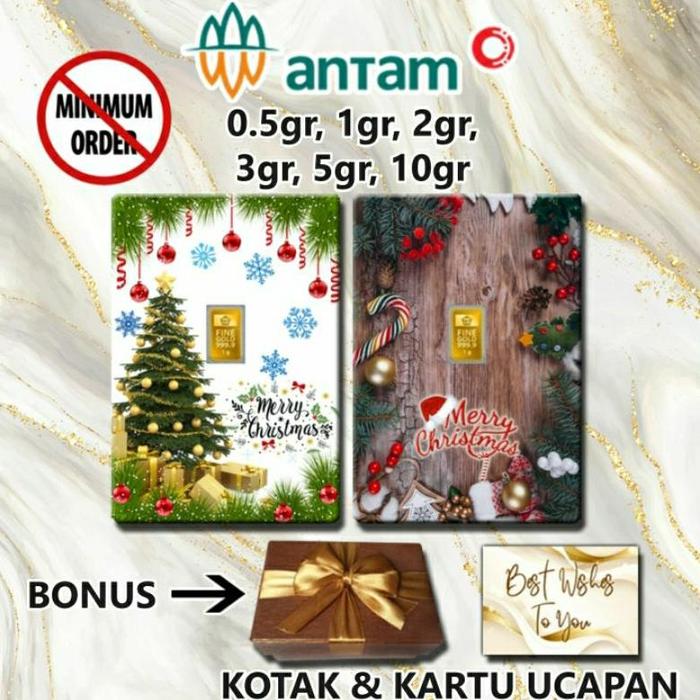 Lm Emas Antam Hampers Merry Christmas Selamat Natal Gift Series Custom