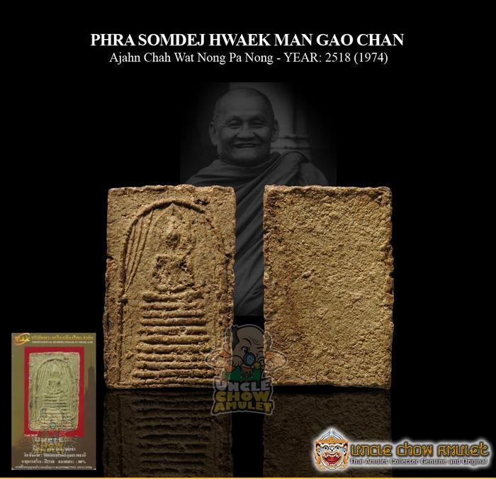 Thai Amulet PHRA SOMDEJ Ajahn Chah Wat Nong Pa Nong