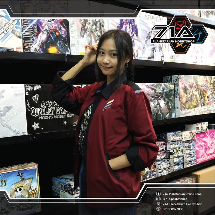 Jaket Kemeja ZAFT [Red / Black] by GendamGundam