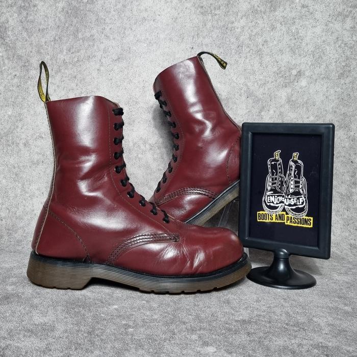 Dr Martens 1919 Vtg CherryRed 6uk Made in England MIE Solovair Docmart