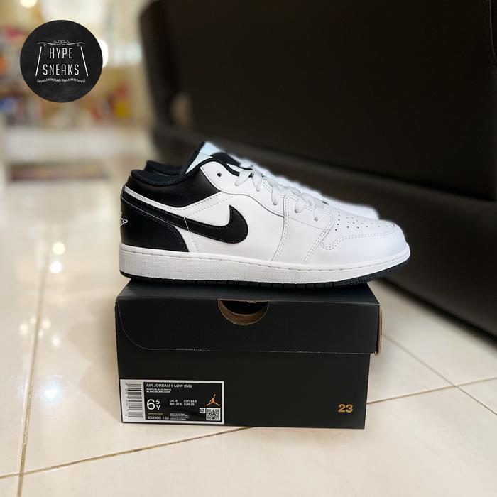 Air Jordan 1 Low Reverse Panda White Black ( GS )
