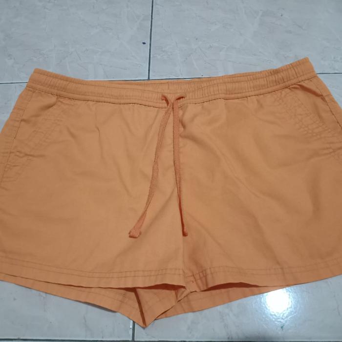 hot pants faded glory orange celana pendek polos branded wanita