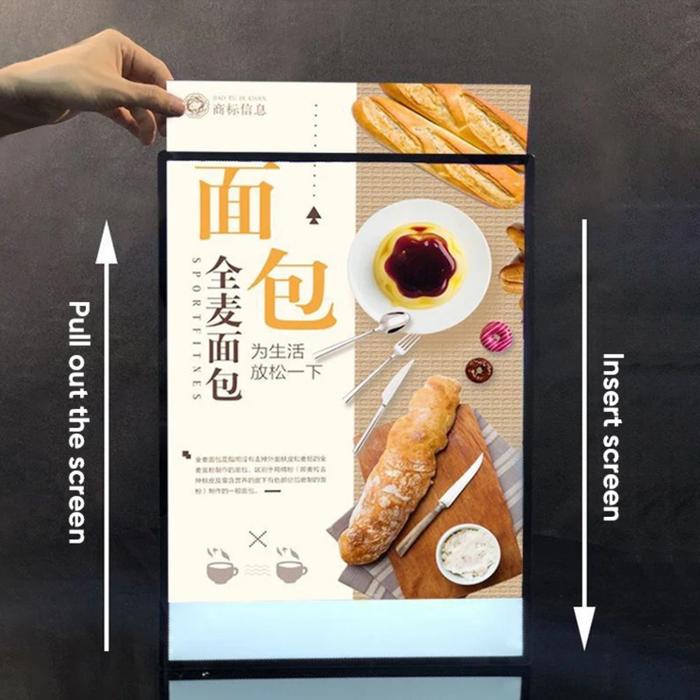 Slim light box / frame display led menu / neon box tipis / Slimlite