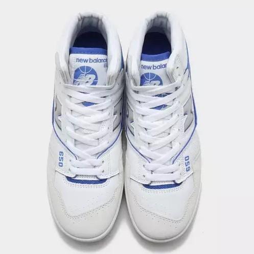 Sneakers Casual NB 650 High (BB650RWI) 100% Original White/Blue