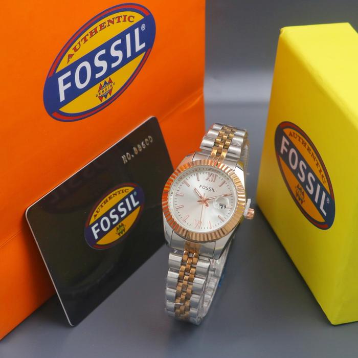 Jam Tangan Wanita Fosil Terbaru / Jam Tangan Analog / Model Terbaru