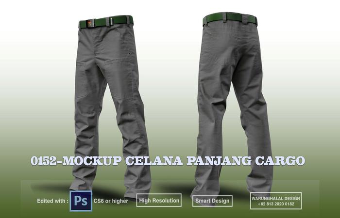 0152-Mockup Celana Cargo