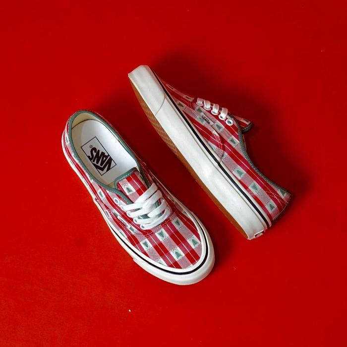 Sepatu VANS AUTHENTIC 44 DX Anaheim OG Plaid Red