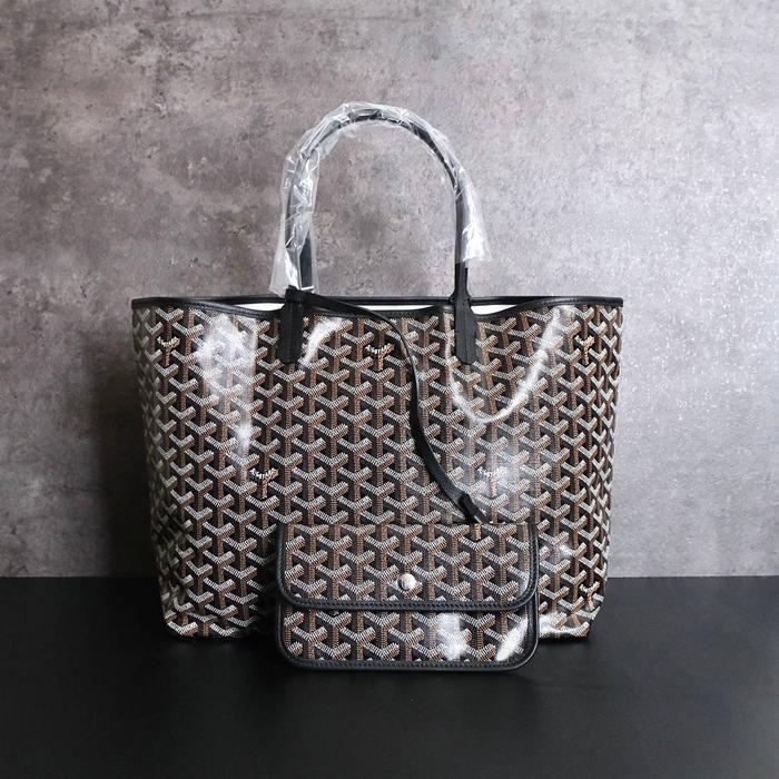 bag Goyard tas st louis tote PM in black/black