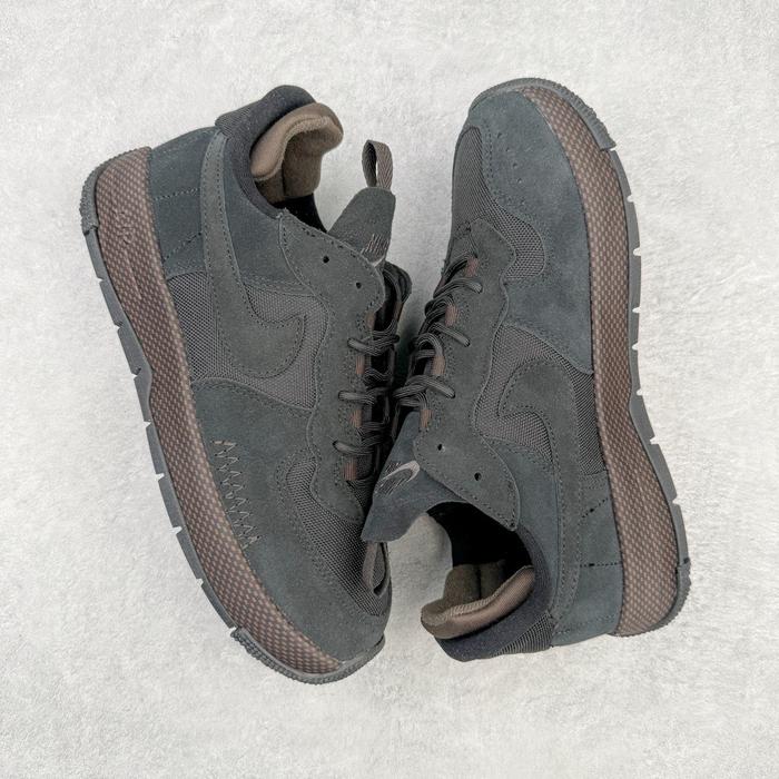 AF 1 Wild Black Velvet Brown