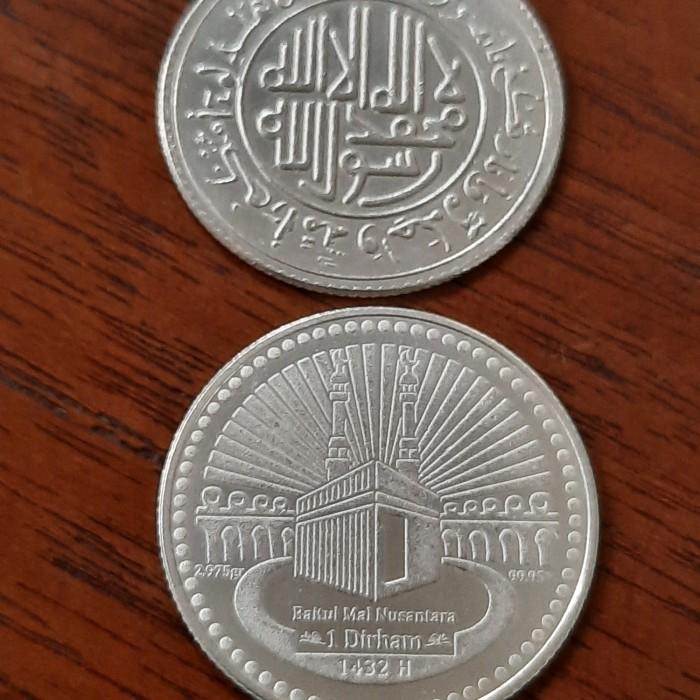 Dirham tarnish rainbow wakala resmi amir kesultanan langka numismatik