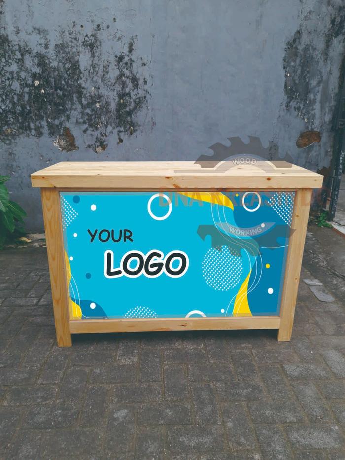 booth portable meja lipat booth stand lipat jualan