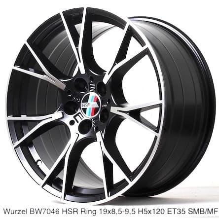 VELG HSR RING 19 TYPE WURZEL LUBANG 5 BUAT MOBIL BMW