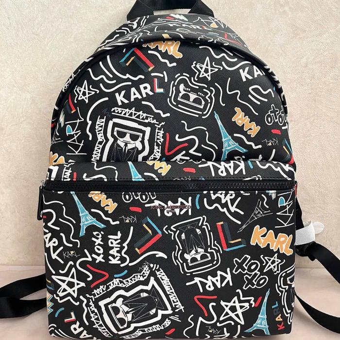 Karl Lagerfeld Paris Amour Backpack Combo Black/Orange